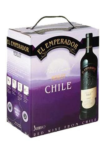 Rượu vang đỏ Bịch Chile EL Emperador – Merlot ( Vang Chile – 13,5%vol) uy tín chất lượng