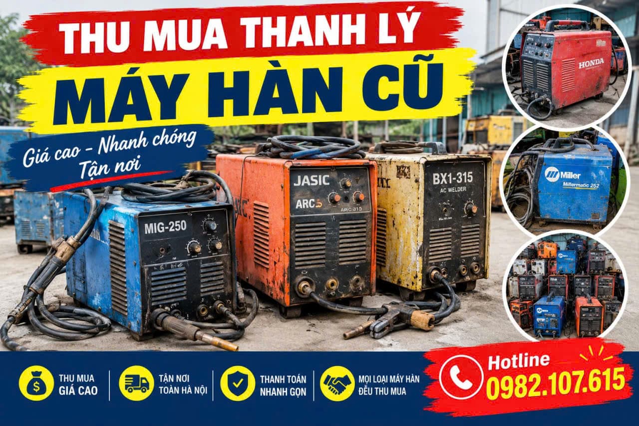Thu Mua Máy Hàn Cũ Hỏng Tại Hà Nội  Nhận Thanh Lý Máy Lỗi